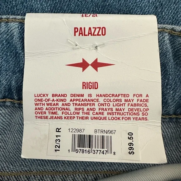 Lucky Brand Blue Flare & Wide Leg Jeans - Picture 4 of 4